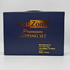 AcuZone Premium Quality Cupping Set w/19 Cups New/Never Used